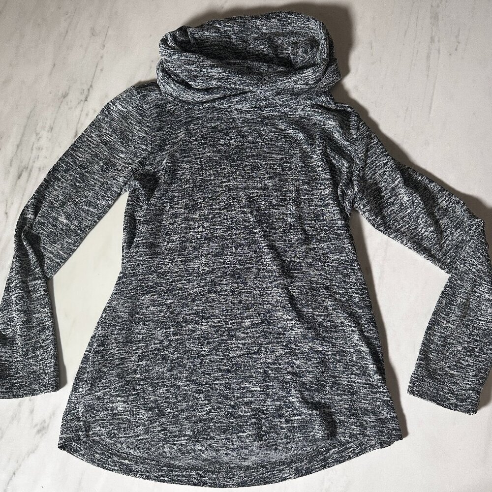 Eddie Bauer - Women's Turtleneck Grey Top - Long Sleeve - Size Small S